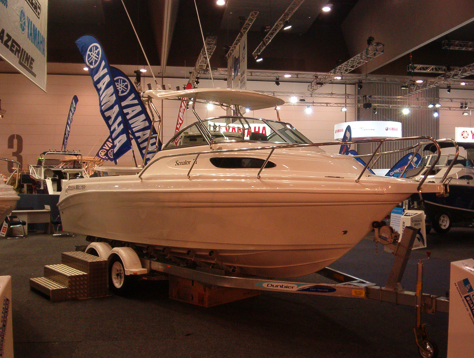Senator at the Boat Show